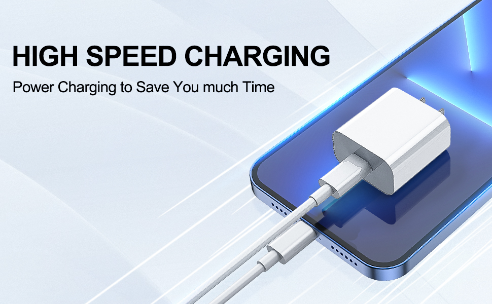 iphone charger fast charging