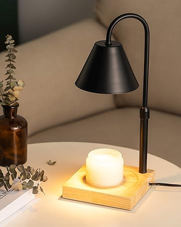 Black Candle Warmer Lamp