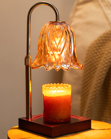 Flower Candle Warmer Lamp